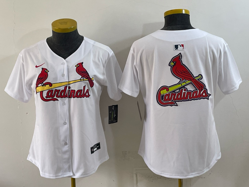 women 2026 St.Louis Cardinals blank white Nike MLB Jersey 0727001->women mlb jersey->Women Jersey